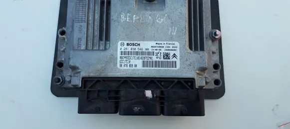 Citroen Berlingo Engine control unit/module 0281030546 9807885980 EDC17C10