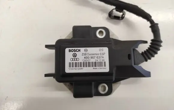 Volkswagen PASSAT B5 ESP acceleration yaw rate sensor 4B0907637A 07207001235R