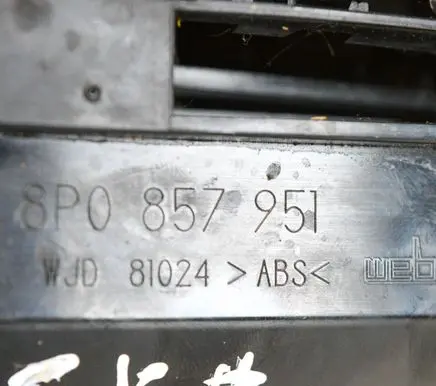 Audi A3 S3 8P Car ashtray 8P0857951