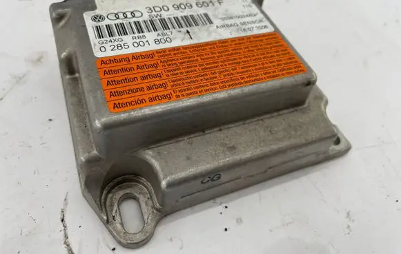 Volkswagen Touareg I Airbag control unit/module 3D0909601F 0285001800 003810G24XG