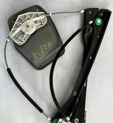 Volkswagen Golf Plus Front door window regulator with motor 5M1837402F