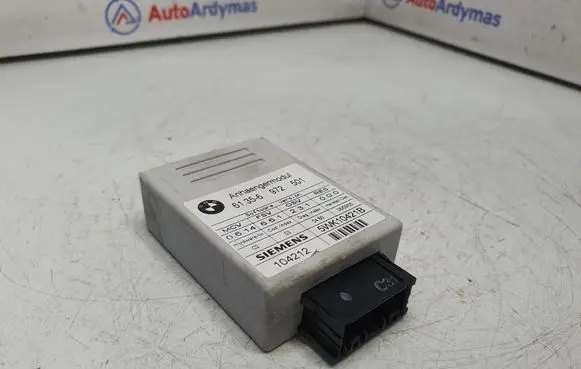 BMW 3 E90 E91 Tow bar trailer control unit/module 6972501 61356972501