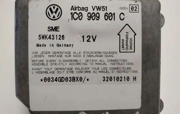 Skoda Fabia Mk1 (6Y) Airbag control unit/module 1C0909601C