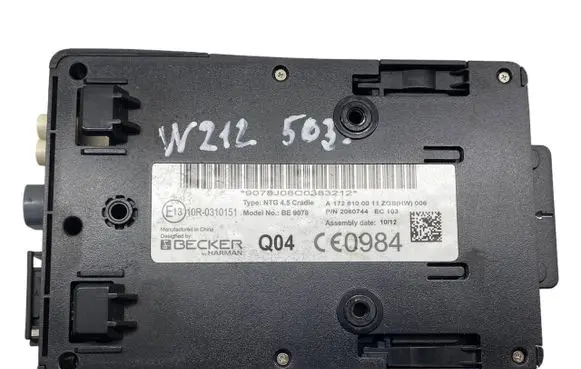 Mercedes-Benz E W212 Other control units/modules A1728100011 2060744 10R03101