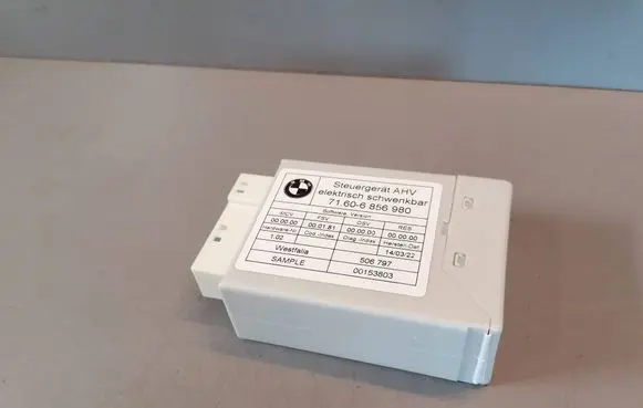 BMW 3 F30 F35 F31 Tow bar trailer control unit/module 71606856980 6856980 00153803