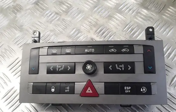 Peugeot 407 Climate control unit 96573322YW 96573322YW01 VP4PUH18C612FE