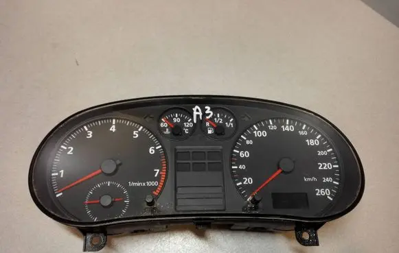 Audi A3 S3 8L Speedometer (instrument cluster) 8L0919860A 110008778002