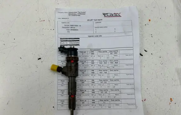 Citroen Nemo Fuel injector 0445110252