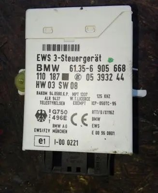 BMW 5 E39 Immobilizer control unit/module 61356905668