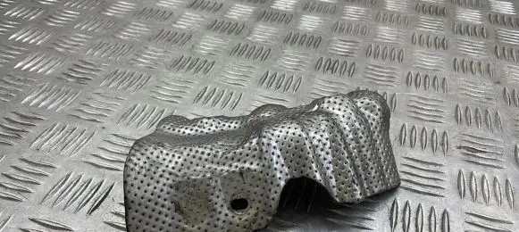 Heat shield in engine bay