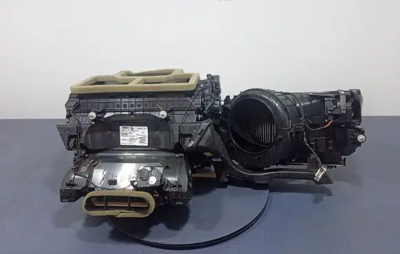 Interior heater climate box assembly