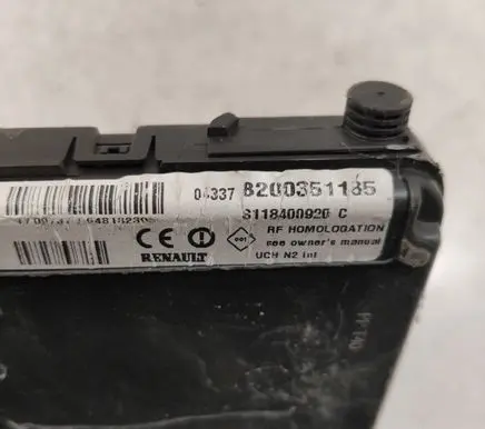 Renault Scenic II - Grand scenic II Comfort/convenience module 8200351185
