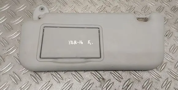Toyota Yaris Sun visor