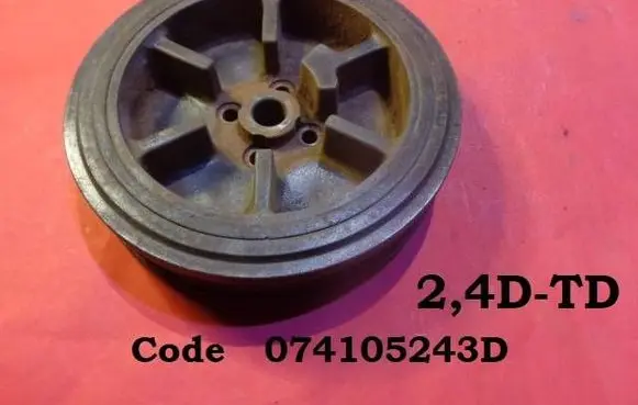 Audi A6 S6 C4 4A Crankshaft pulley 074105243D