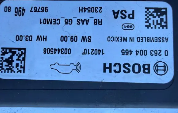 Peugeot 308 Parking PDC control unit/module 0263004465