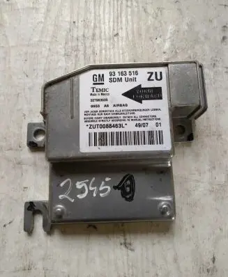 Opel Tigra B Airbag control unit/module 93163516