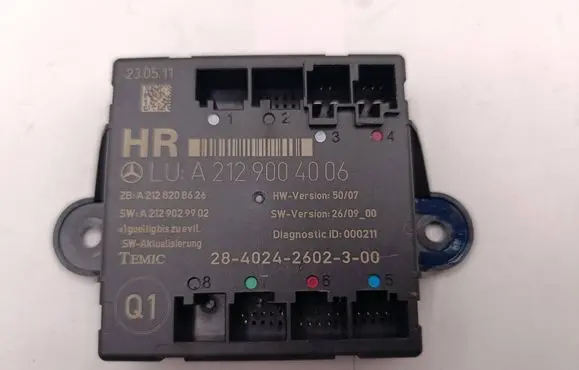 Mercedes-Benz E W212 Door control unit/module A2129004006 A2128208626 A2129029902