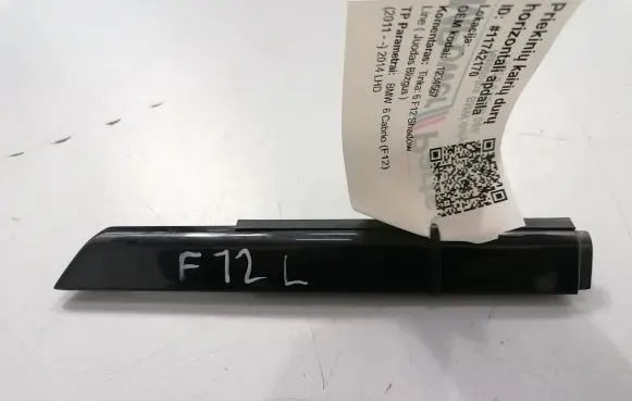 BMW 6 F12 F13 Front door glass trim molding 1234567