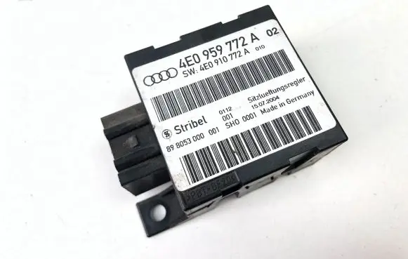 Audi A8 S8 D3 4E Other control units/modules 4E0959772A 4E0910772A