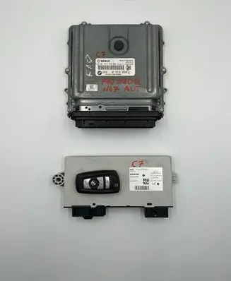 BMW 5 F10 F11 Engine ECU kit and lock set 8513250 030102398 0281017648