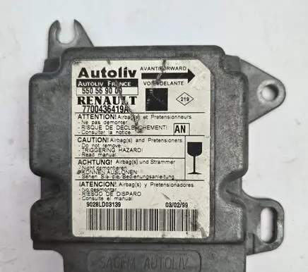 Renault Scenic I Airbag control unit/module 7700436419A 550569000 9028LD03139