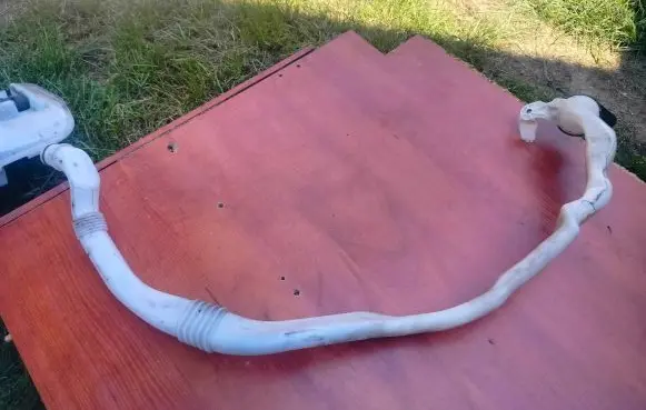 BMW 5 F10 F11 Windshield washer fluid hose 7203270