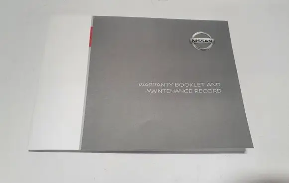 Nissan Juke II F16 Owners service history hand book 