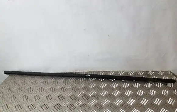 Front door glass trim molding