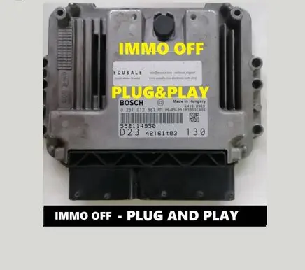 Fiat Ducato Engine control unit/module ECU 0281012881 552114950 42161103