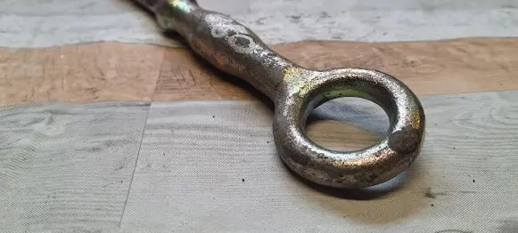 Towing hook eye