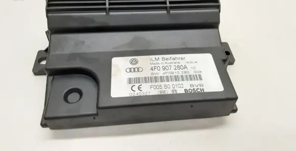 Audi A6 S6 C6 4F Power management control unit 4F0907280A 4F0910280