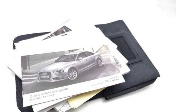 Audi A4 S4 B8 8K Owners service history hand book