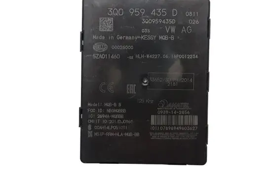 Volkswagen PASSAT B8 Keyless (KESSY) go control unit/module 3Q0959435D