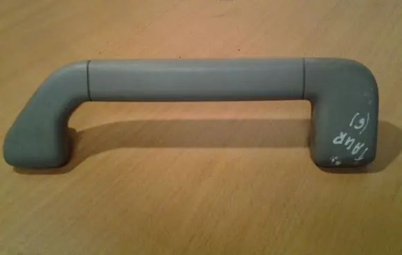 Volkswagen Touareg I Front interior roof grab handle 3D5857808