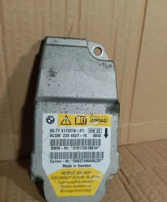 BMW 5 E60 E61 Airbag control unit/module 917201801 6577917201801 220443116