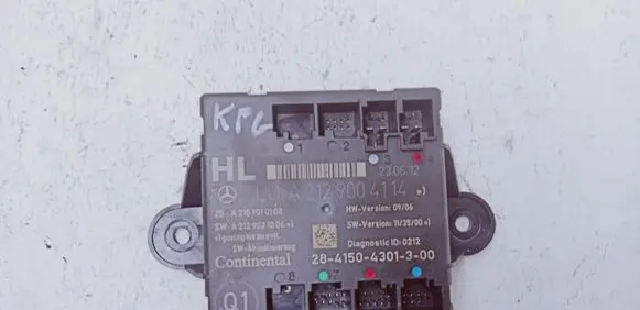Mercedes-Benz E W212 Door control unit/module A2129004114 A2189010100