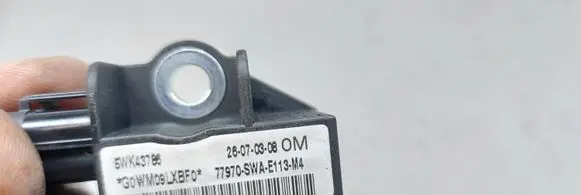 Honda CR-V Airbag deployment crash/impact sensor 77970SWA 5WK43786