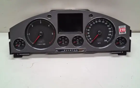 Volkswagen Phaeton Speedometer (instrument cluster) 3D0920885K 0263661004