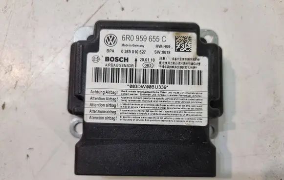 Volkswagen Polo V 6R Airbag control unit/module 6R0959655C 0285010527 003DW00BW339