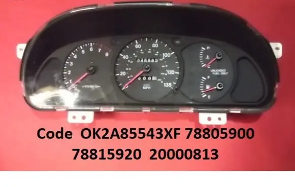 KIA Sephia Speedometer (instrument cluster) OK2A85543XF 78805900