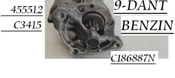 Peugeot 406 Starter motor 455512 C3415