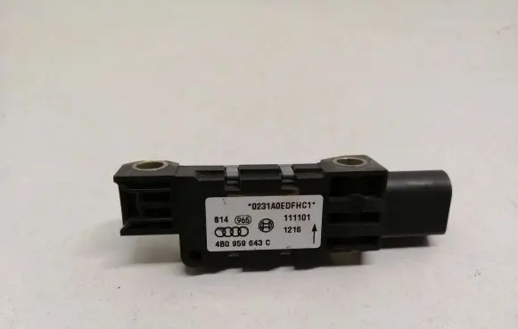 Audi A6 S6 C5 4B Airbag deployment crash/impact sensor 4B0959643C 111101 0231A0EDFHC1
