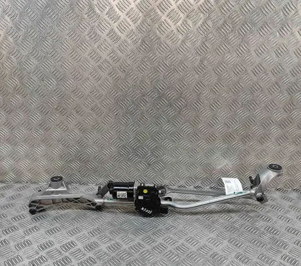 Front wiper linkage and motor