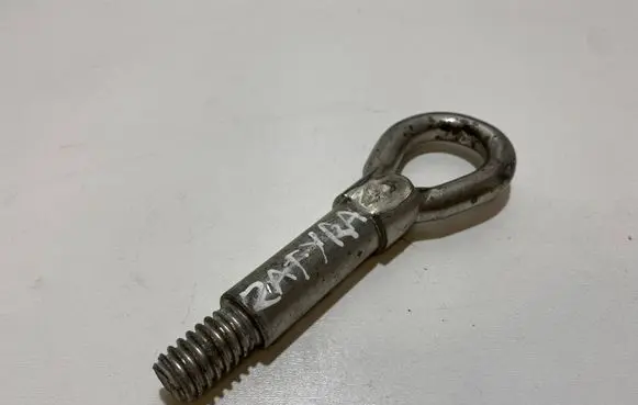 Towing hook eye