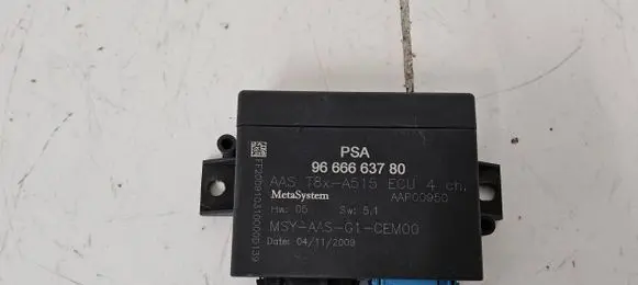 Citroen DS3 Parking PDC control unit/module 9666663780 AAP00950 T8XA515