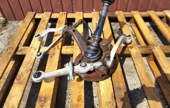 Audi A6 S6 C5 4B Front wheel hub spindle knuckle 8D0407258AB