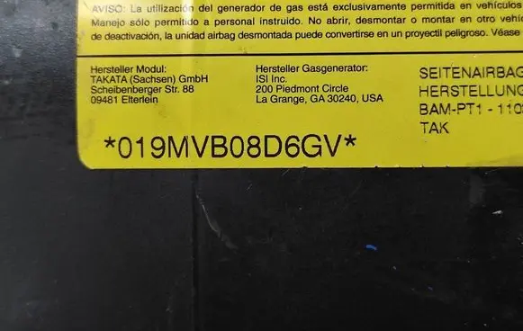 Audi A6 S6 C6 4F Seat airbag 4B0880241J 25580967