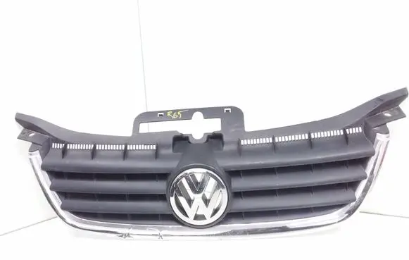 Volkswagen Touran I Front bumper upper radiator grill 1T0853651 1T0853601