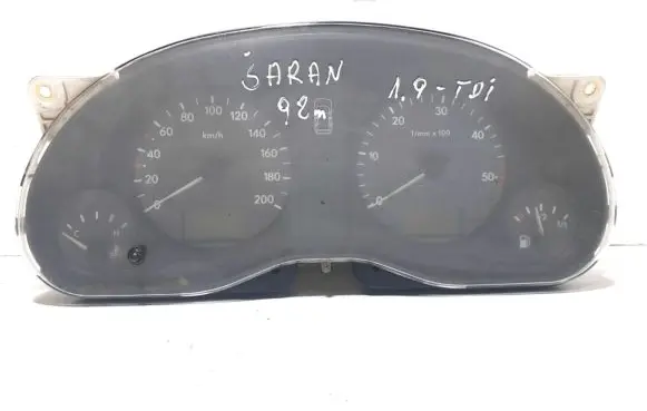 Volkswagen Sharan Speedometer (instrument cluster) 7M1919882L