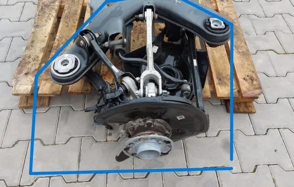 Mercedes-Benz GLC C254 Rear axle beam with reductor MERCEDESW254ZAWPT